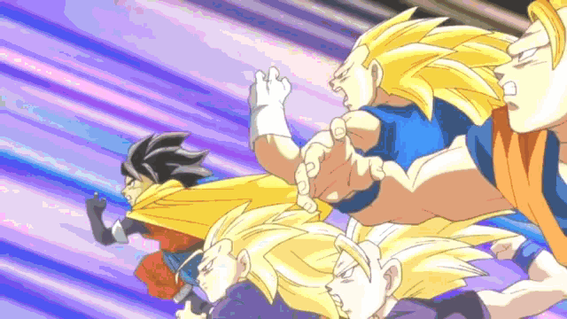 Dragon Ball Super Saiyans GIF - Dragon Ball Super Saiyans Goku GIFs