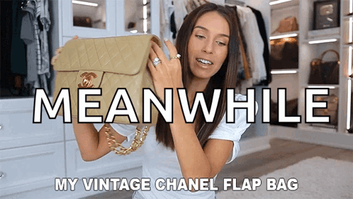 My Vintage Chanel Flap Bag Shea Whitney GIF - My Vintage Chanel Flap Bag Shea Whitney Fashion GIFs