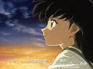 a cartoon of a girl with the word grupo in the bottom left corner