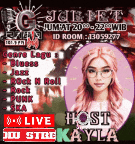 a poster for a radio show called juliet