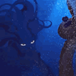 a cartoon drawing of a woman swimming in the water