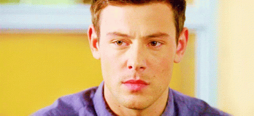 Cory Monteith Glee GIF - Cory Monteith Glee Serious Look GIFs