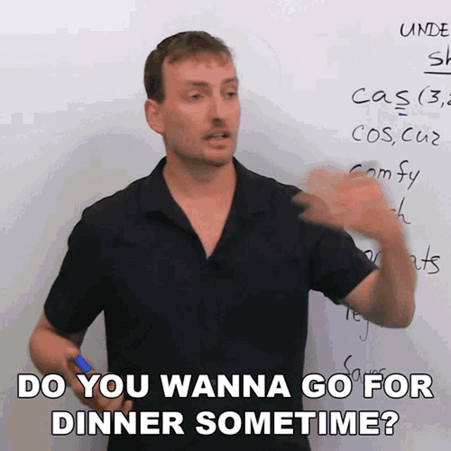 Do You Wanna Go For Dinner Sometime Adam GIF - Do You Wanna Go For Dinner Sometime Adam Engvid GIFs