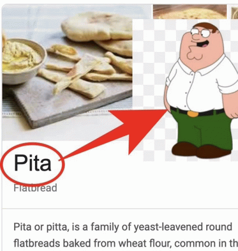 Peter Griffin Pita Bread GIF - Peter Griffin Pita Bread GIFs