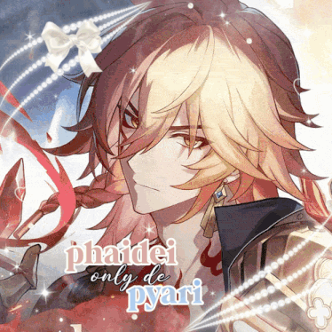 phaidei only de pyari is written on a picture of a boy