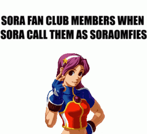 Sora Sora Fanclub GIF - Sora Sora Fanclub Athena Asamiya GIFs