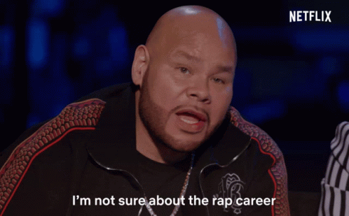 Im Not Sure About The Rap Career Not Feeling It GIF - Im Not Sure About The Rap Career Not Feeling It Not Impressed GIFs