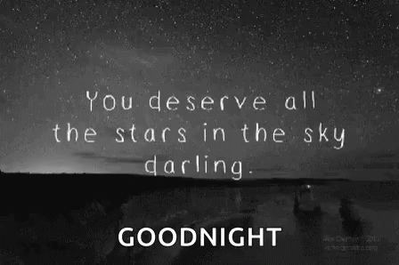 Good Night Deserve The Stars GIF - Good Night Deserve The Stars Darling GIFs