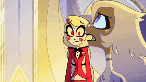 a cartoon character in a tuxedo and bow tie