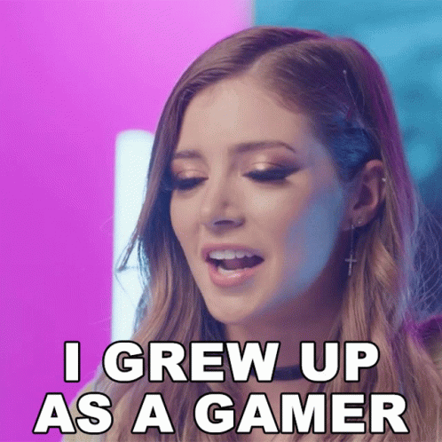 I Grew Up As A Gamer Chrissy Costanza GIF - I Grew Up As A Gamer Chrissy Costanza Venn Tv GIFs