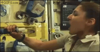 Space Innuendo GIF - Space Station Innuendo Drinking GIFs