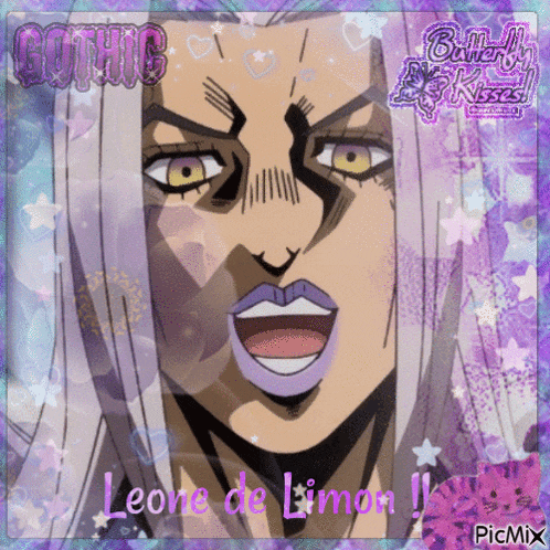 a picture of a cartoon character with the name leone de limoni
