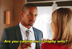 Are You Calling Me A Trophy Wife GIF - Trophy Wife Damon Wayans Junior Happy Endings GIFs
