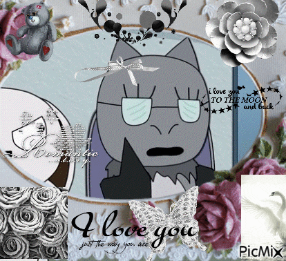 a collage of pictures with the words i love you on the bottom