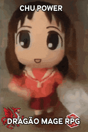 a stuffed doll with chu power written on the top