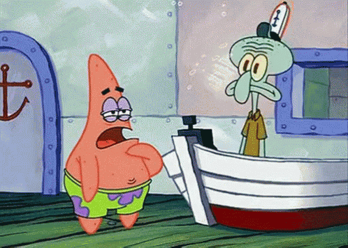 Squidward Register GIF