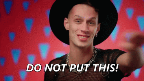 Scarlet Adams Do Not Put This GIF - Scarlet Adams Do Not Put This Drag Queen GIFs