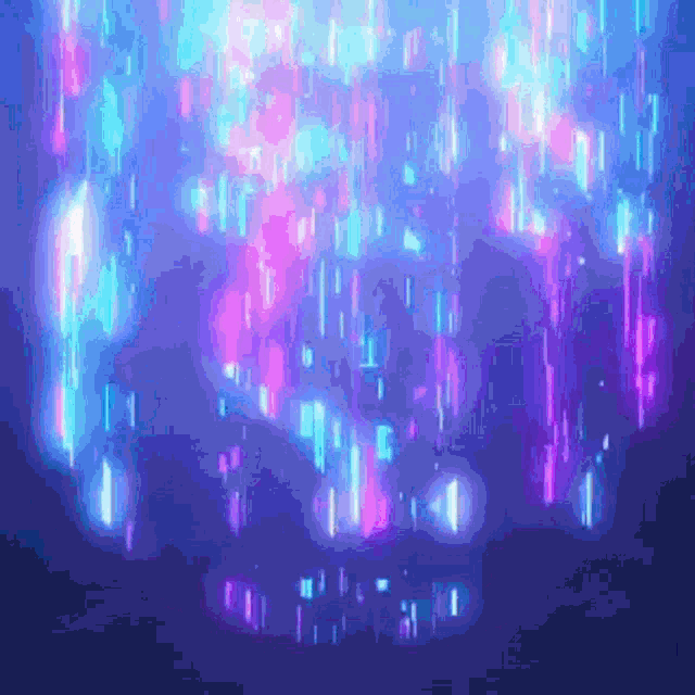 a blue and purple background with a lot of glowing lines
