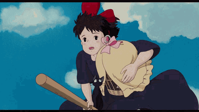 Kikis Delivery Service Anime GIF - Kikis Delivery Service Anime Ghibli GIFs