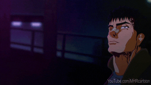 a cartoon of a man with ear buds is on youtube
