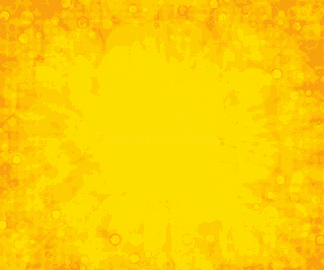 a yellow background with a lot of circles on it .