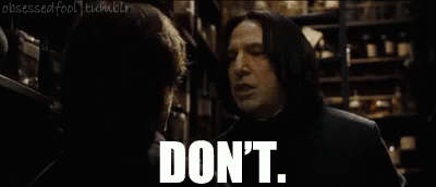 Snape Dontlie GIF - Snape Dontlie Dont GIFs