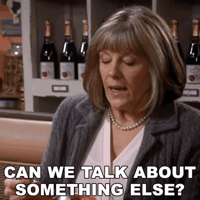 Can We Talk About Something Else Marjorie GIF - Can We Talk About Something Else Marjorie Mom GIFs