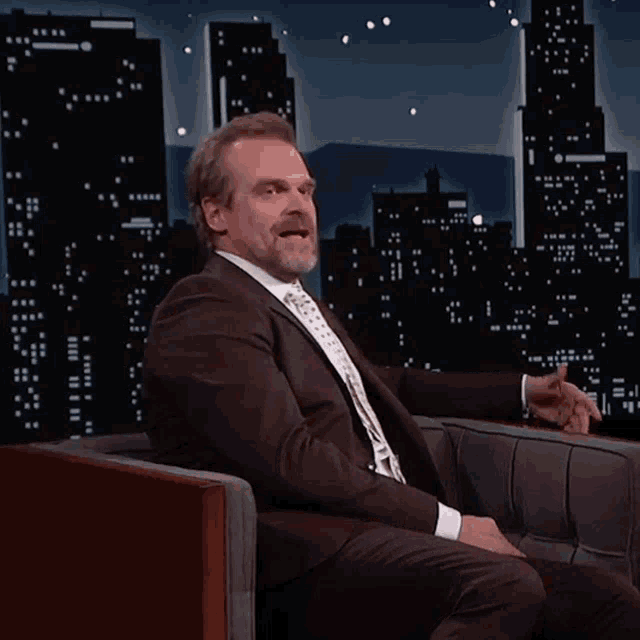 Laughing Naughty GIF - Laughing Naughty David Harbour GIFs