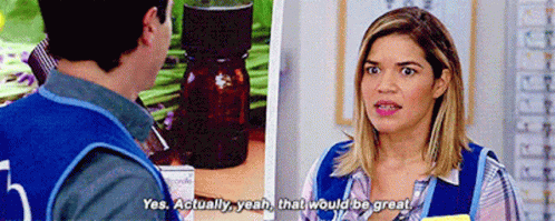 Superstore Amy Sosa GIF - Superstore Amy Sosa Yes Actually Yeah GIFs