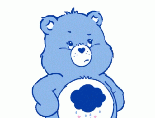 Care Bear Grumpy GIF - Care Bear Grumpy Grumpy Bear GIFs