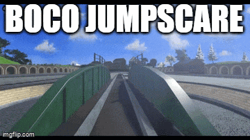 a screenshot of a video game that says ' poco jumpscare ' on it