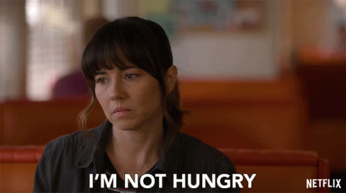 Im Not Hungry Judy Hale GIF - Im Not Hungry Judy Hale Linda Cardellini GIFs