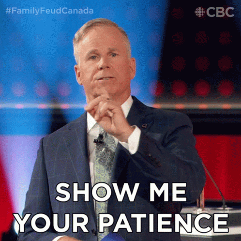 Show Me Your Patience Family Feud Canada GIF - Show Me Your Patience Family Feud Canada Lets See How Long Can You Control Yourself GIFs