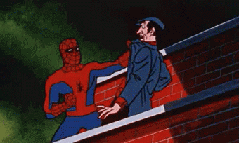 Spiderman GIF - Spiderman Get The Fuck Out Punch GIFs