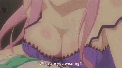 Anime GIF - Ecchi Anime What Are You Wearing GIFs