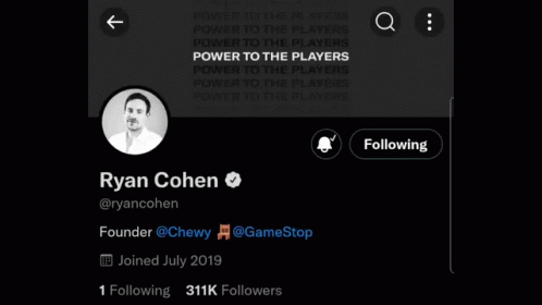 Ryan Cohen Game Stop GIF - Ryan Cohen Game Stop Gme GIFs