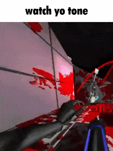 a screenshot of a video game with the words watch yo tone