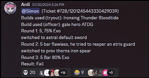 a screenshot of ardi 's chat with simon shows the results