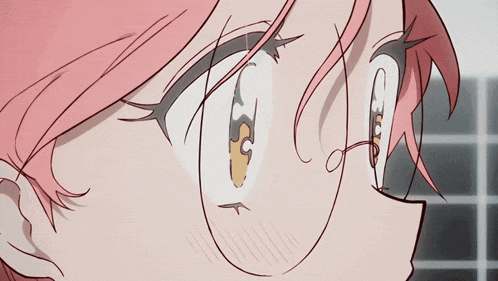 a close up of a girl 's face with glasses