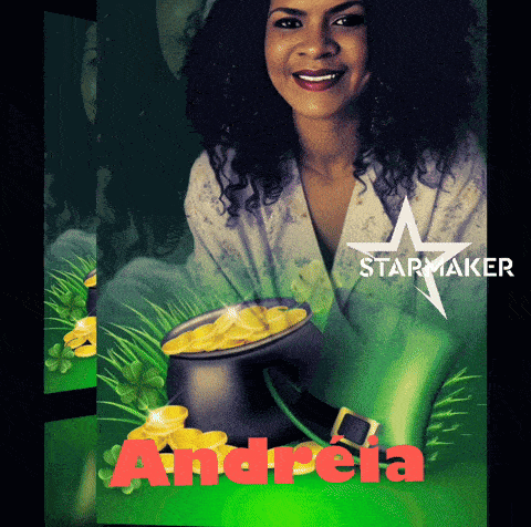 a poster for andreia star maker with a pot of gold