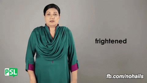 Frightened Pakistan Sign Language GIF - Frightened Pakistan Sign Language Nsb GIFs