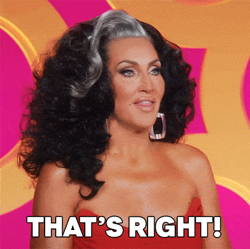 That'S Right Michelle Visage GIF - That'S Right Michelle Visage Rupaul’s Drag Race All Stars GIFs