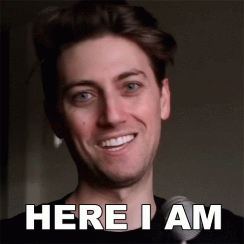 Here I Am Jordan Orme GIF - Here I Am Jordan Orme Im Right Here GIFs