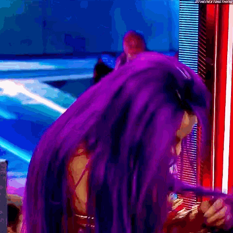 Sasha Banks Hair Flip GIF - Sasha Banks Hair Flip Team Raw GIFs