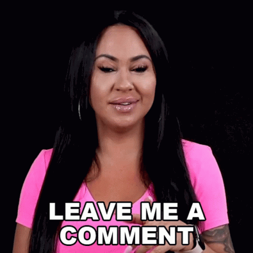 Leave Me A Comment Mariah Milano GIF - Leave Me A Comment Mariah Milano Dinner With Mariah GIFs