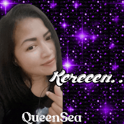 a picture of a woman with the name keren on it