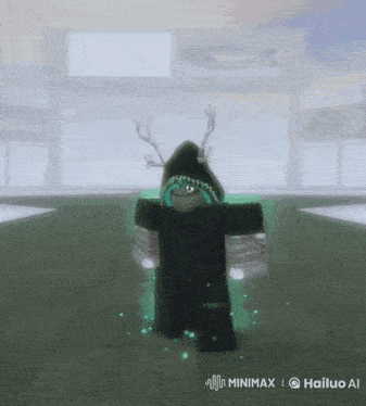 a screenshot of a video game character with a watermark that says hailuo ai on the bottom