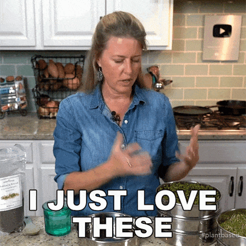I Just Love These Jill Dalton GIF - I Just Love These Jill Dalton The Whole Food Plant Based Cooking Show GIFs