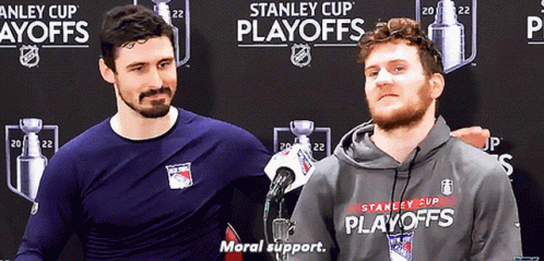 New York Rangers Moral Support GIF - New York Rangers Moral Support Adam Fox GIFs