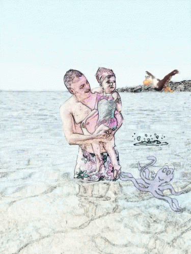Per_fiorella Swimming GIF - Per_fiorella Swimming Father And Daughter GIFs